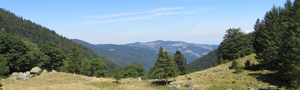 Blick von der Frankenthal Alm in der Umgebung des Ferienhaus Elsass Vogesen